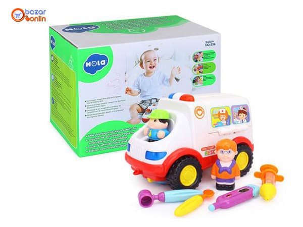 ماشین آمبولانس هولی تویز HuiLe TOYS — تصویر ۷