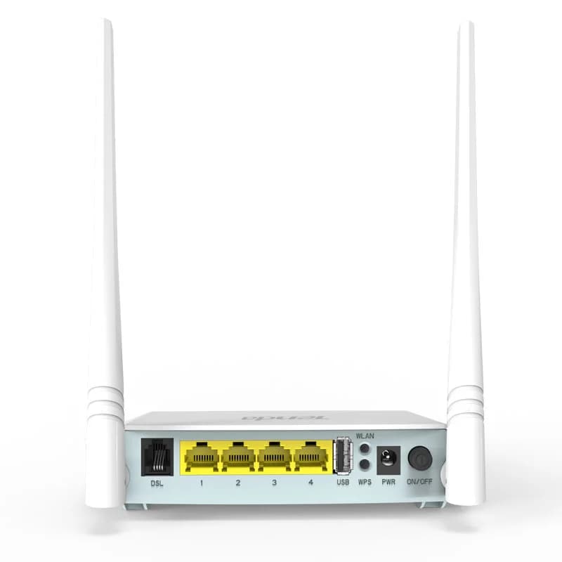 مودم روتر ADSL2 Plus بی سيم N300 تندا مدل D301 V4 — تصویر ۳
