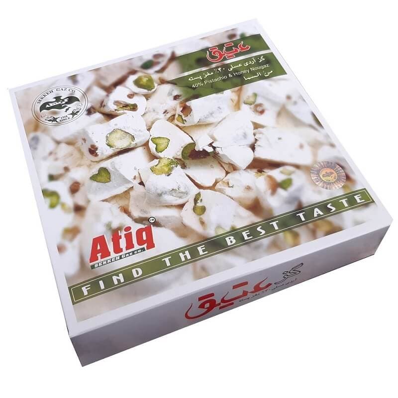 گز سکه 40% مغز پسته آردی عسلی – 450 گرم
