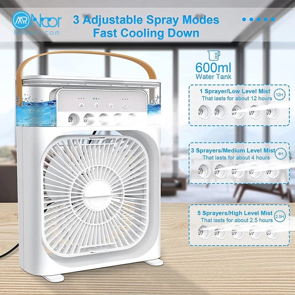 پنکه رومیزی مه‌پاش Mini Portable cold Fan — تصویر ۱۰