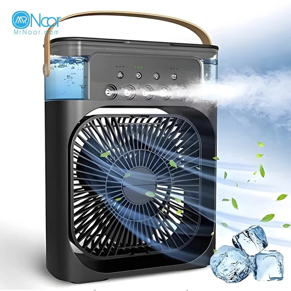 پنکه رومیزی مه‌پاش Mini Portable cold Fan — تصویر ۳