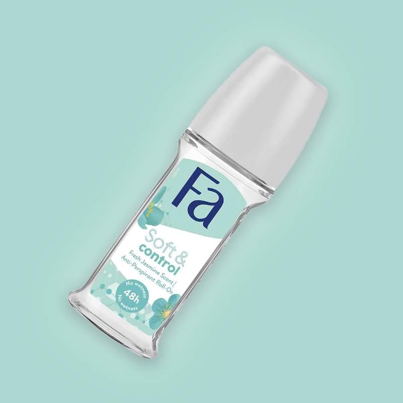 مام فا مدل Soft & Control رایحه بوی تازه یاس 50 میل | FA anti-perspirant roll-on — تصویر ۲