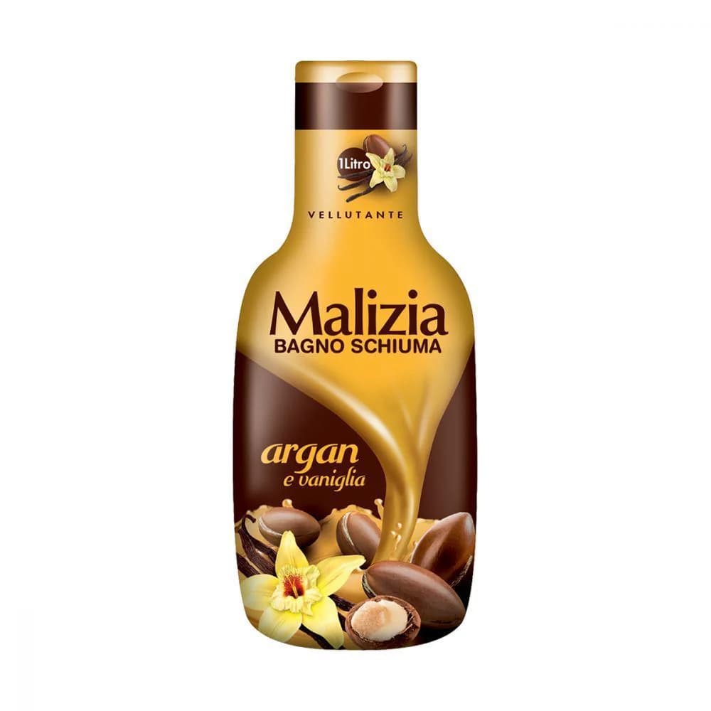 فوم حمام 1 لیتر مالیزیا رایحه آرگان و وانیل | Malizia argan and vanilla