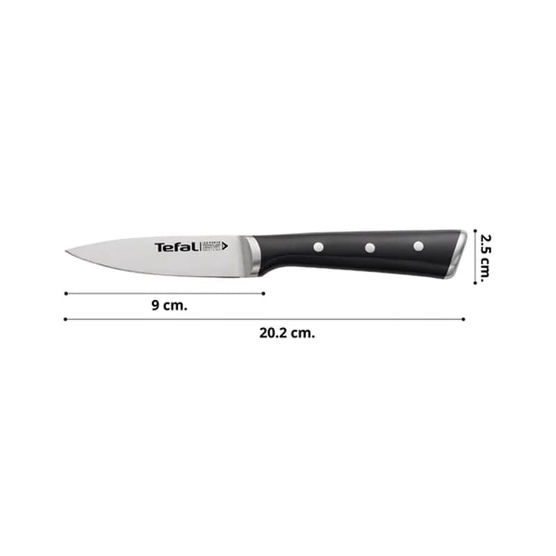 چاقو آشپزخانه با تیغه استیل و با دسته پلاستیک تفال مدل K2320514 — تصویر ۶