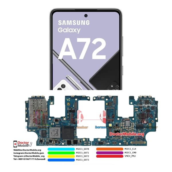 تعمیرات سخت افزار گوشی SAMSUNG A72 — تصویر ۵