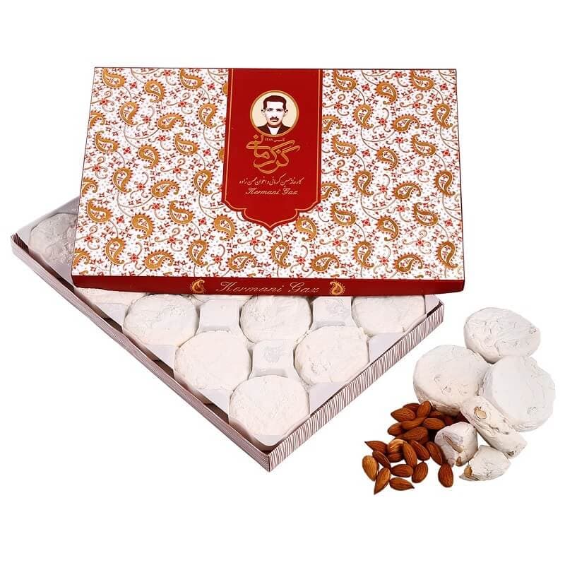 گز کرمانی 28 درصد مغز بادام آردی – 450 گرم — تصویر ۴