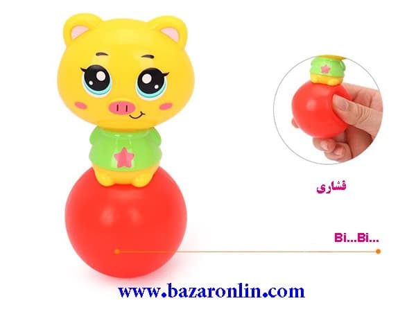 جغجغه خوک هولا تویز مدل 12-1101 — تصویر ۲