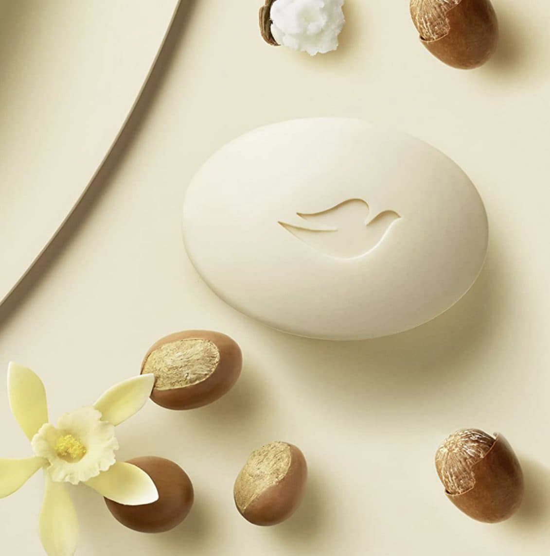 صابون داو 90 گرم کره شی و وانیل گرم | Dove soap shea butter & warm vanilla — تصویر ۲