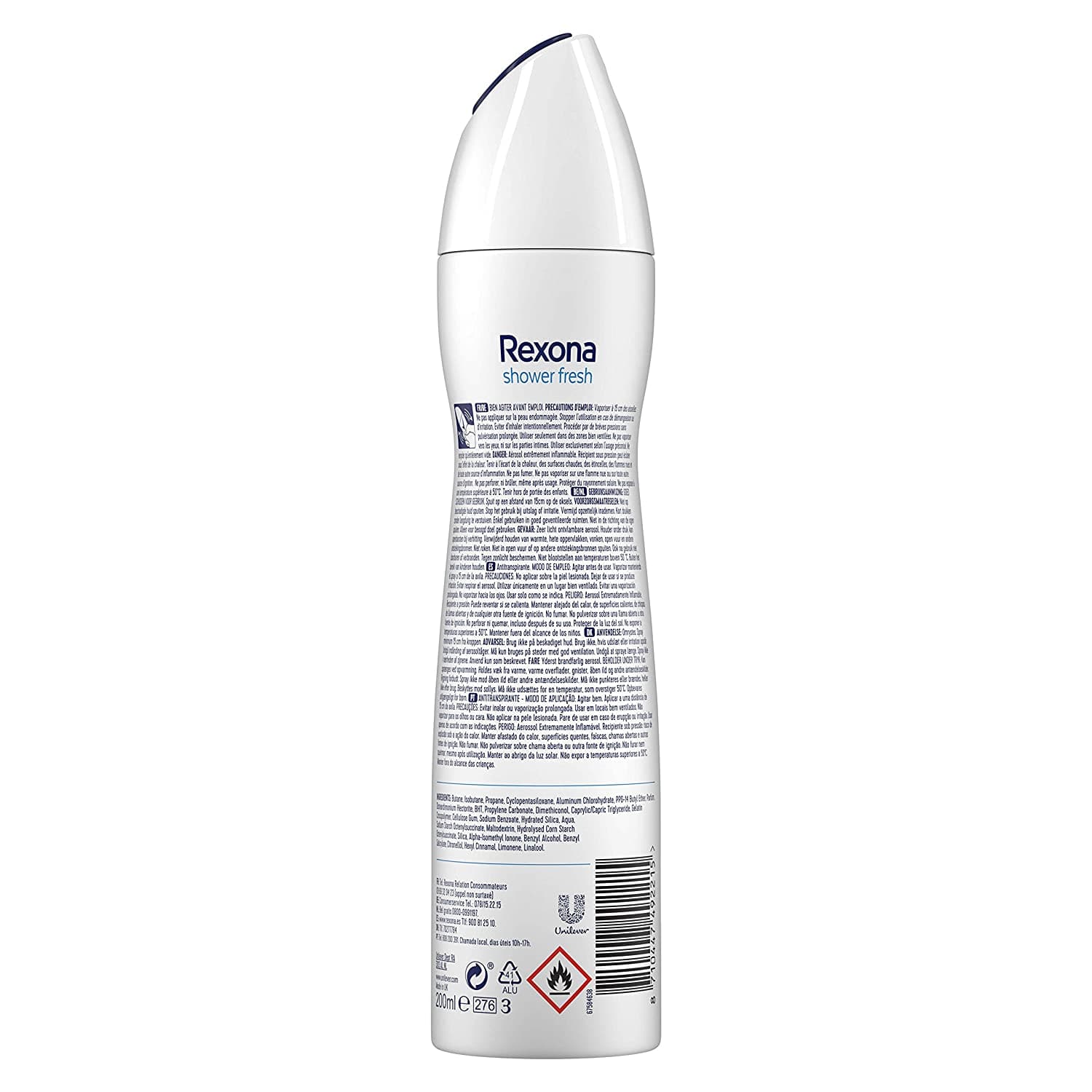 اسپری ضدتعریق رکسونا زنانه شاور فرش 200 میل | Rexona shower fresh deodorant spr — تصویر ۴