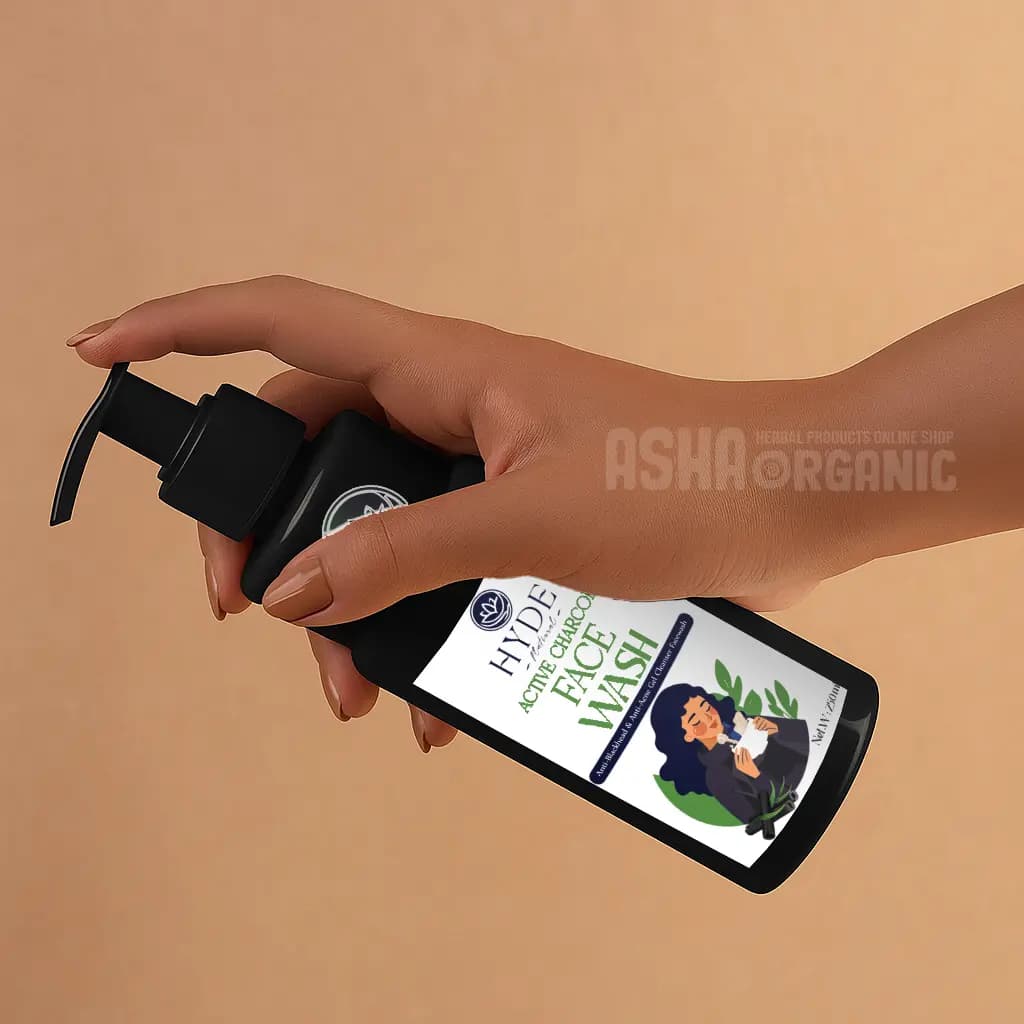 فیس واش گیاهی ذغال فعال HYDE — تصویر ۳