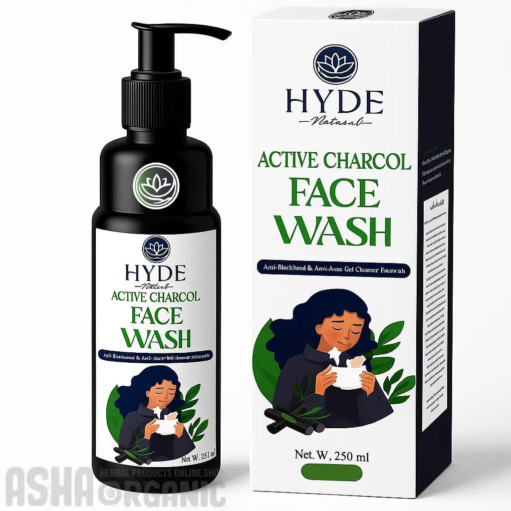 فیس واش گیاهی ذغال فعال HYDE