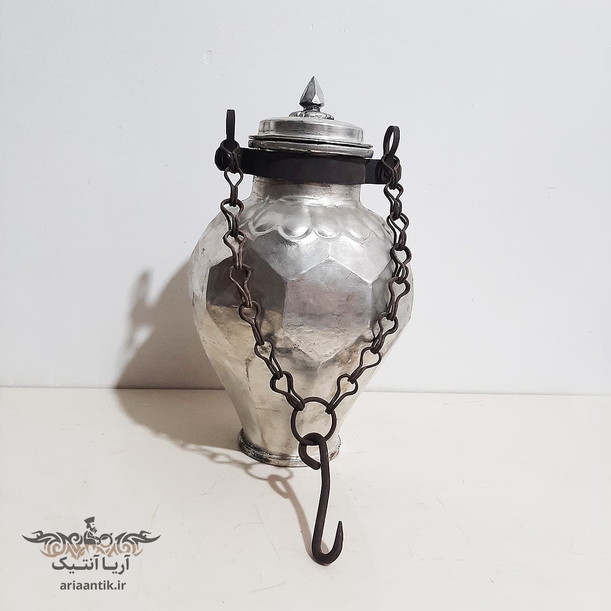 دبه روغن مسی قدیمی