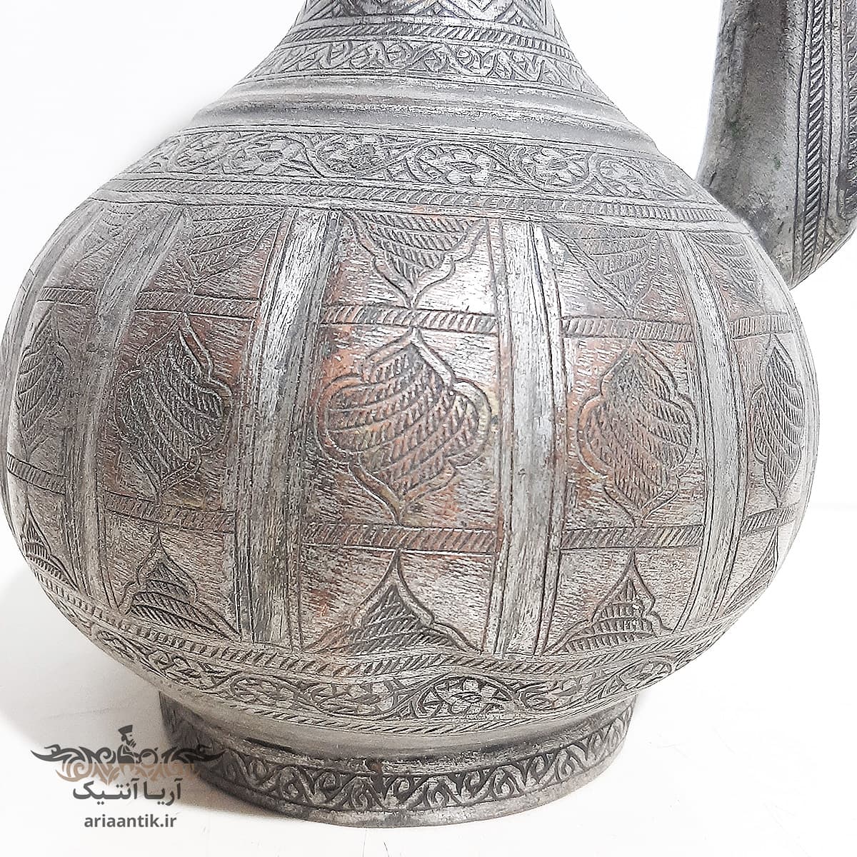 ابریق مسی قاجاری — تصویر ۶