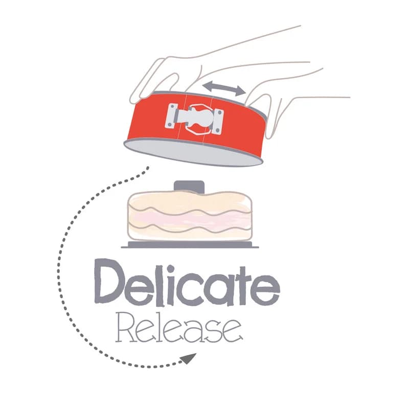 قالب کیک آلومینیوم تفال مدل Delibake J1642814 — تصویر ۲