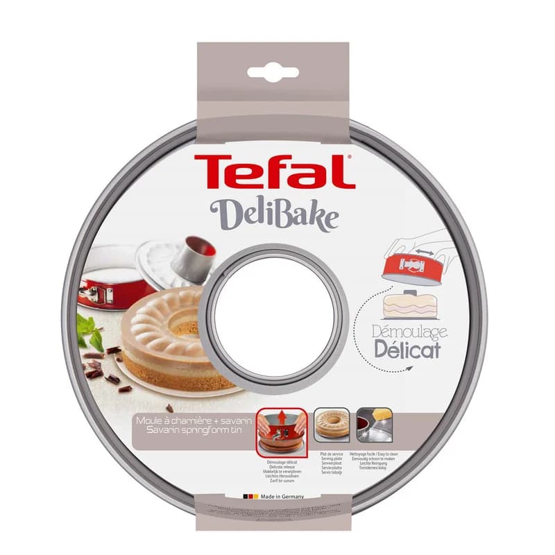 قالب کیک آلومینیوم تفال مدل Delibake J1642814 — تصویر ۴