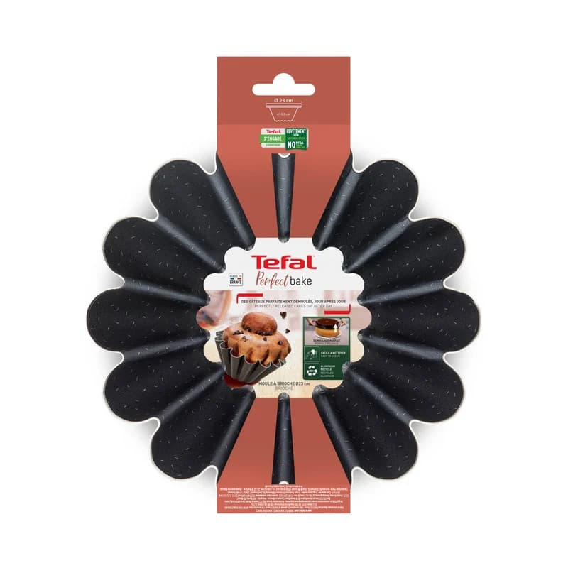 قالب کیک یزدی آلومینیوم تفال مدل Perfect Bake J5546602 — تصویر ۳