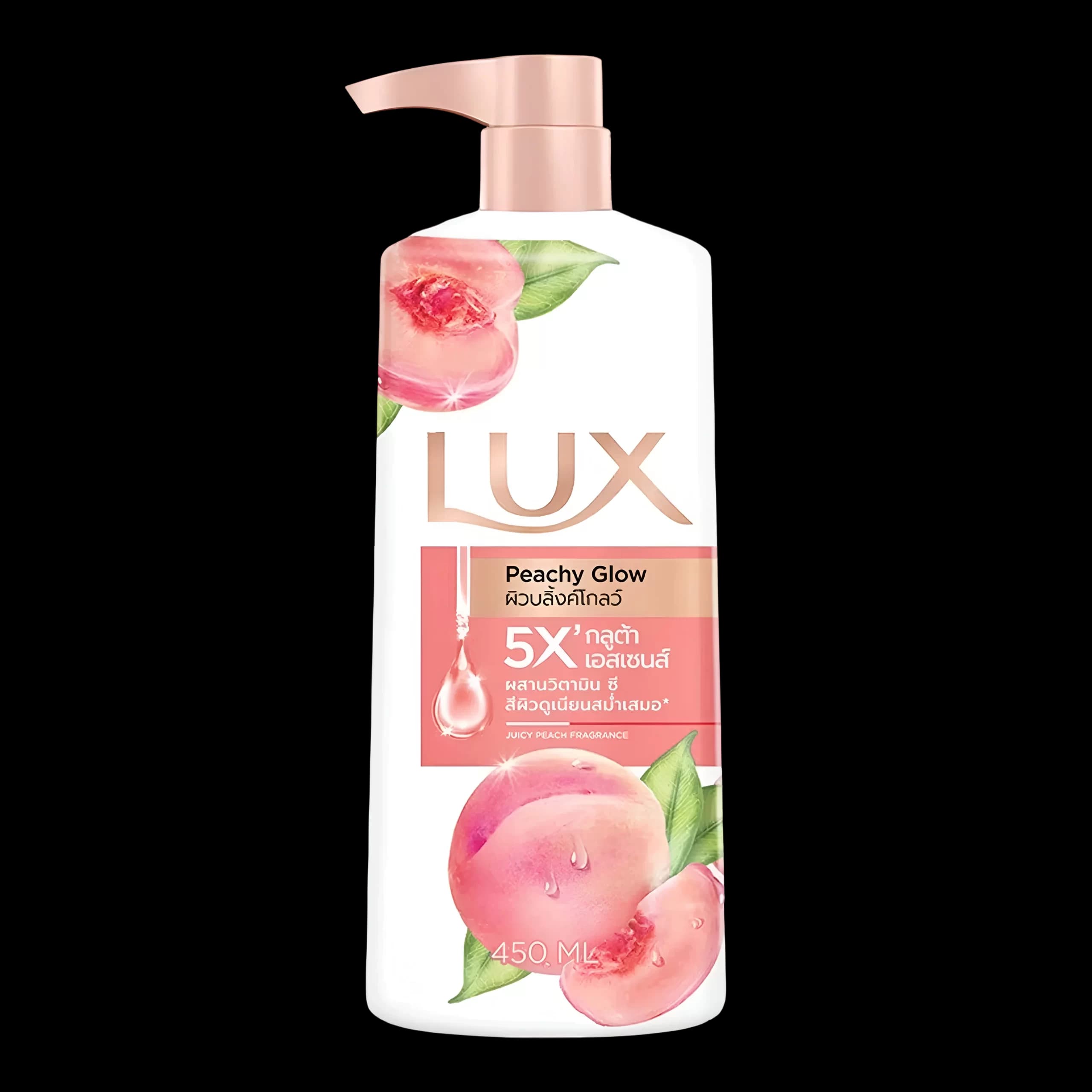 شامپو بدن لوکس هلو 450 میل | Lux body wash juicy peach — تصویر ۳