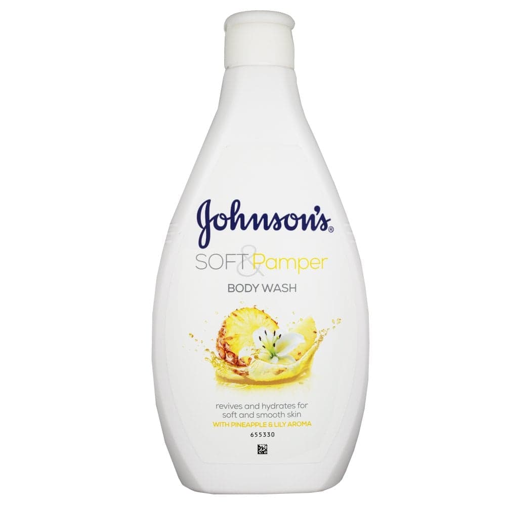 شامپو بدن جانسون 400 میل Soft Pamper رایحه آناناس و عطر زنبق | Johnson Body wash