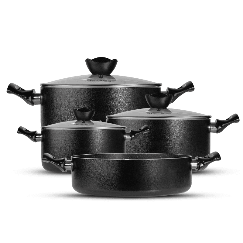 سرویس7 پارچه گرانیتی نالینو مدل Nasr مشکی