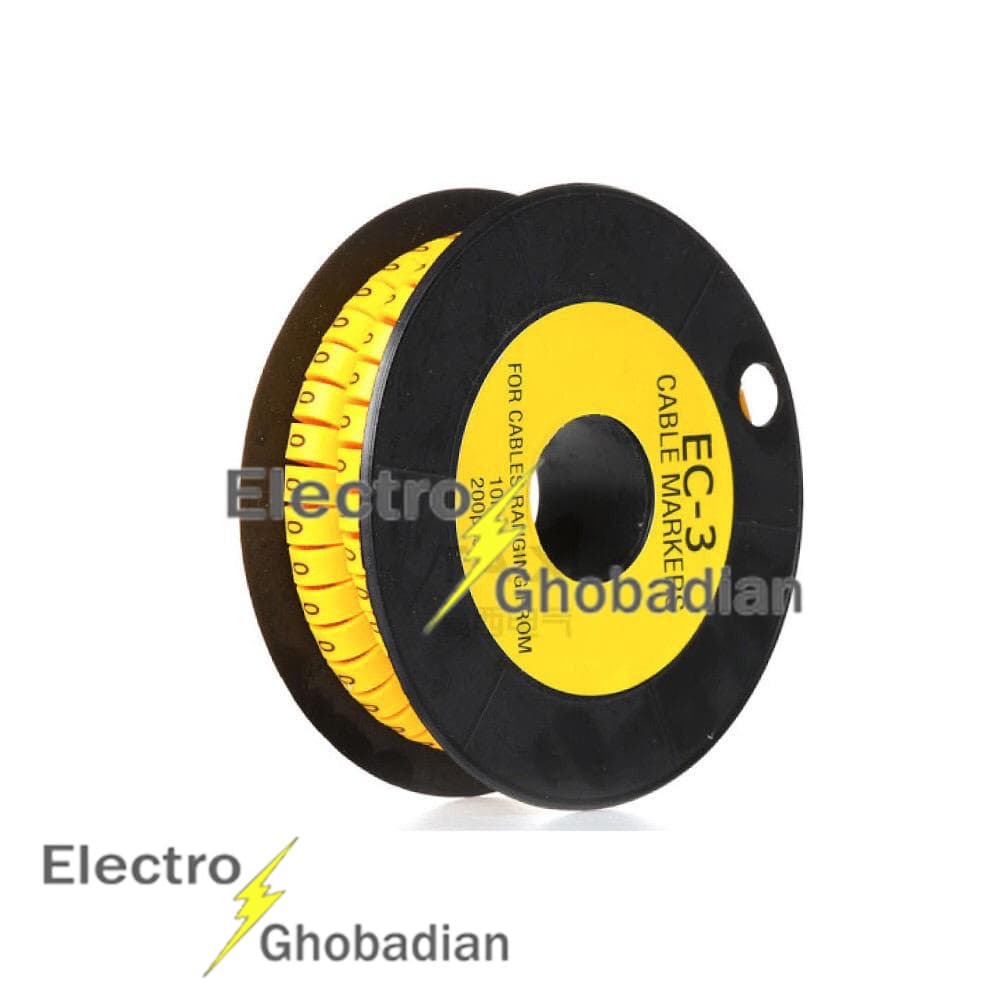 حروف سیم حلقه ای یا گرد A تا Z برای سیم 10 تا 25 کد EC3 (بسته 350 تایی)