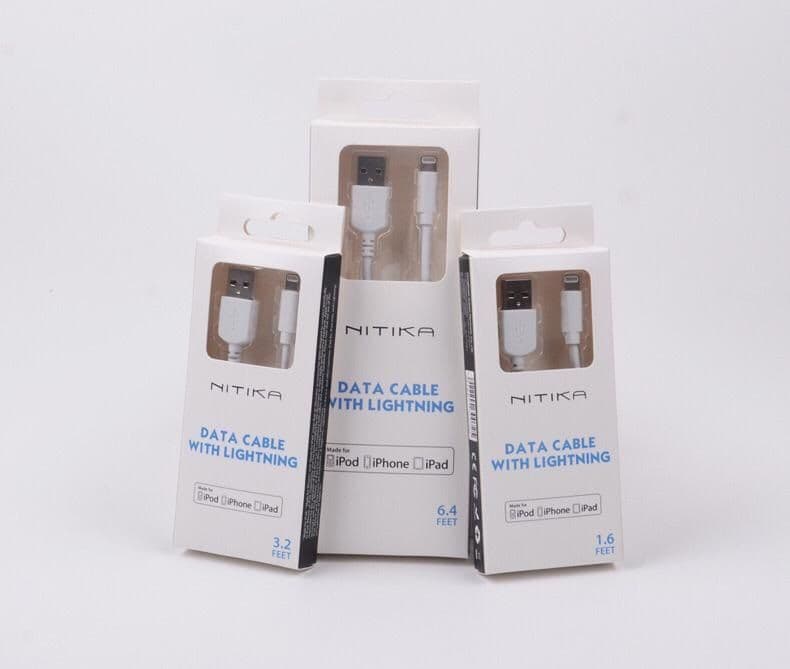 کابل شارژ و دیتا NITIKA نوع Lightning طول 2 متر — تصویر ۴