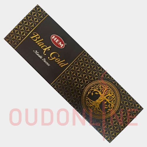 عود خوشبو کننده شاخه ای هم HEM مدل بلک گلد(طلای سیاه) Black gold — تصویر ۲