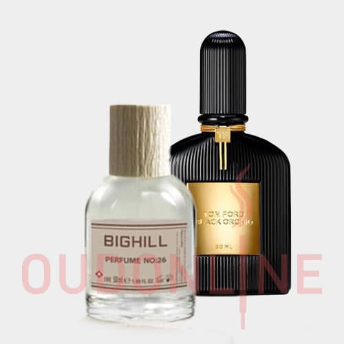 ادکلن یونی سکس بیکیل ( بیگهیل . بیقیل ) Bighill کد26 رایحه تام فورد بلک ارکید Tom Ford Black Orchidحجم 50میل — تصویر ۴