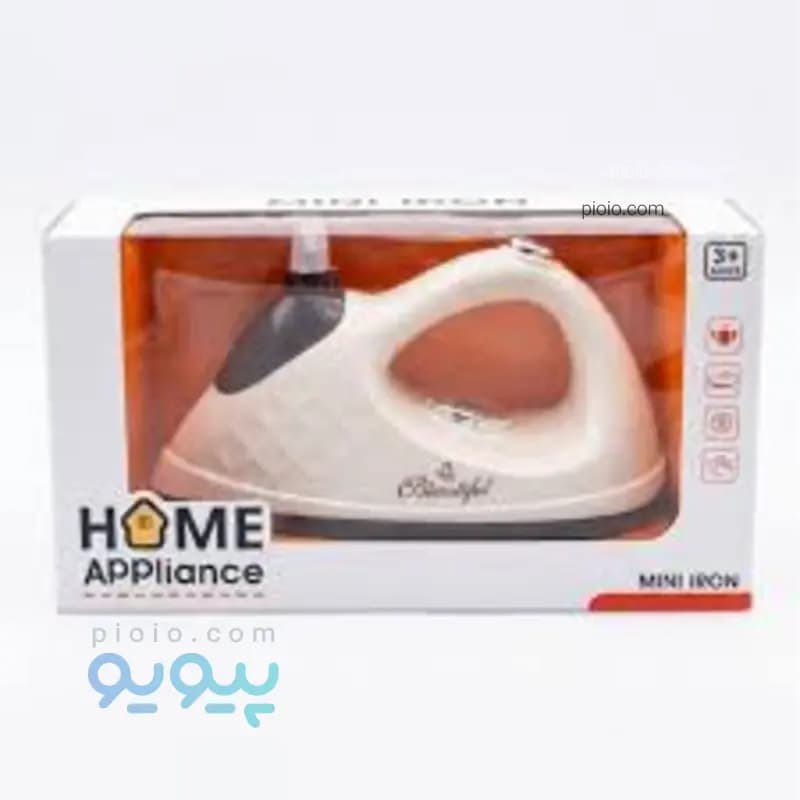 اسباب‌بازی اتو برقی کودک برند AO XIE TOYS مدل Mini Iron (موزیکال و چراغ‌دار) — تصویر ۸