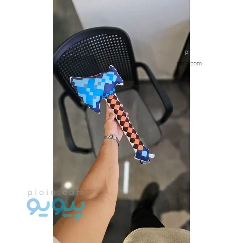 تبر پارچه‌ای ماینکرافت درجه یک برند یانیک | ۴۰ سانتی‌متری