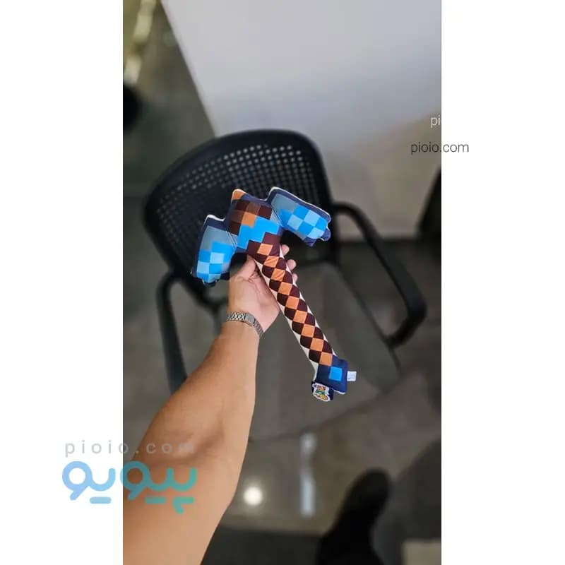 کلنگ پارچه‌ای ماینکرافت درجه یک برند یانیک | ۴۰ سانتی‌متری — تصویر ۲
