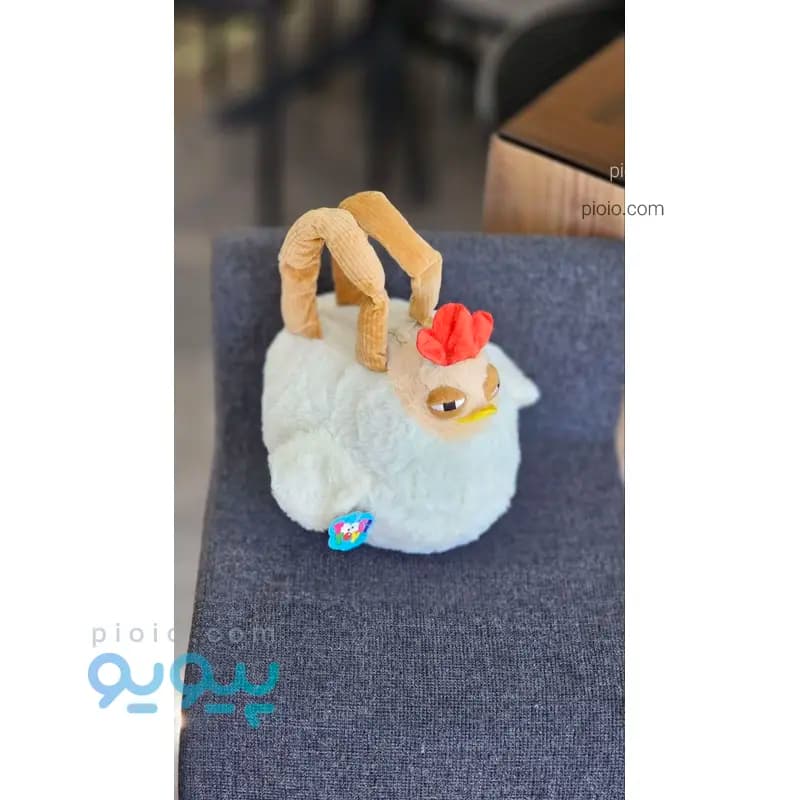 کیف دستی عروسکی طرح مرغ ۳۰ سانتی‌متری — تصویر ۴
