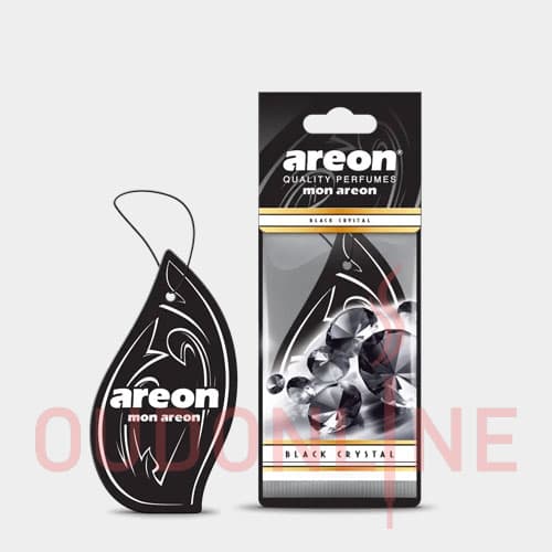 خوشبو کننده آویزی خودرو آرئون Areonمدل بلک کریستال Black crystal