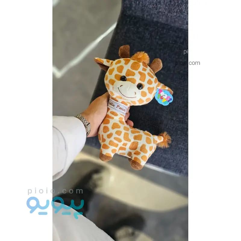 عروسک زرافه ایستاده خندان ۳۰ سانتی‌متری — تصویر ۴
