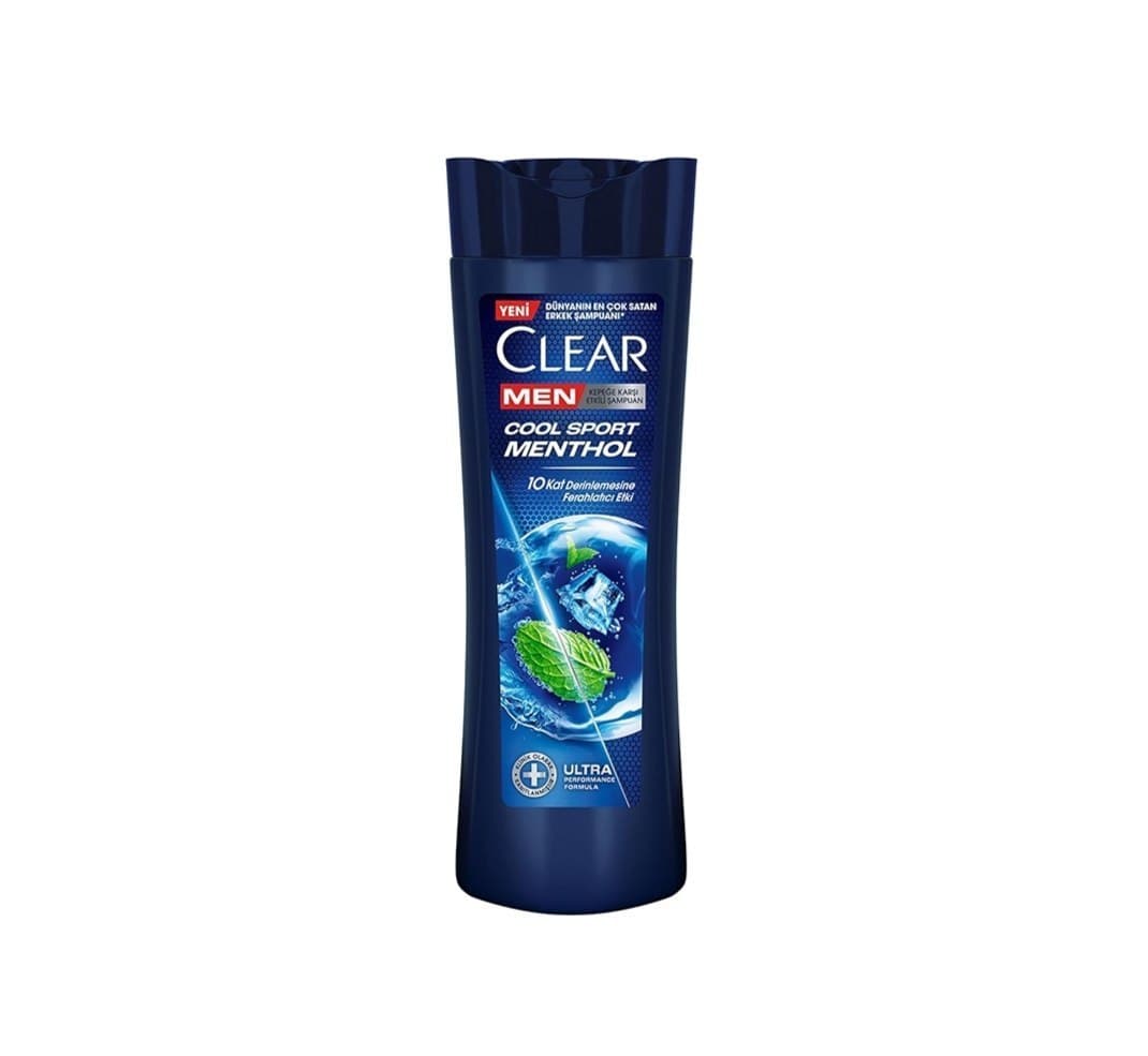 شامپو کلیر مردانه اصل تایلندی 315 میل مدل Clear Men Cool Sport Menthol — تصویر ۵