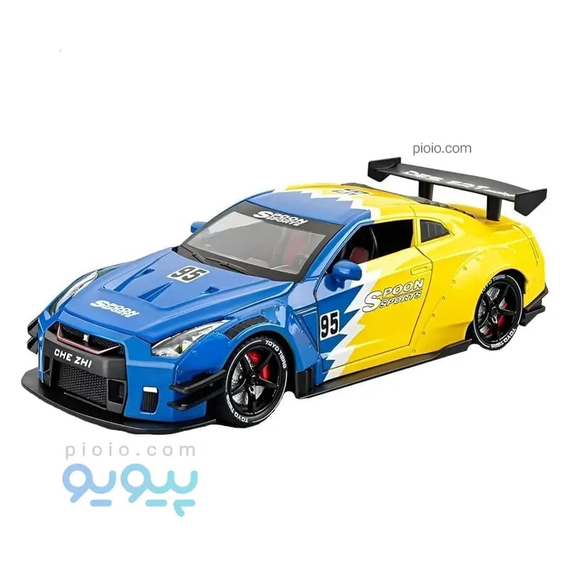 ماکت ماشین فلزی نیسان GT-R 1:24 دودزا برند Che Zhi (کد CZ128ADT)
