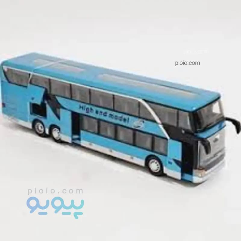ماکت اتوبوس دو طبقه فلزی طرح سترا مقیاس 1:30 (Setra) — تصویر ۶