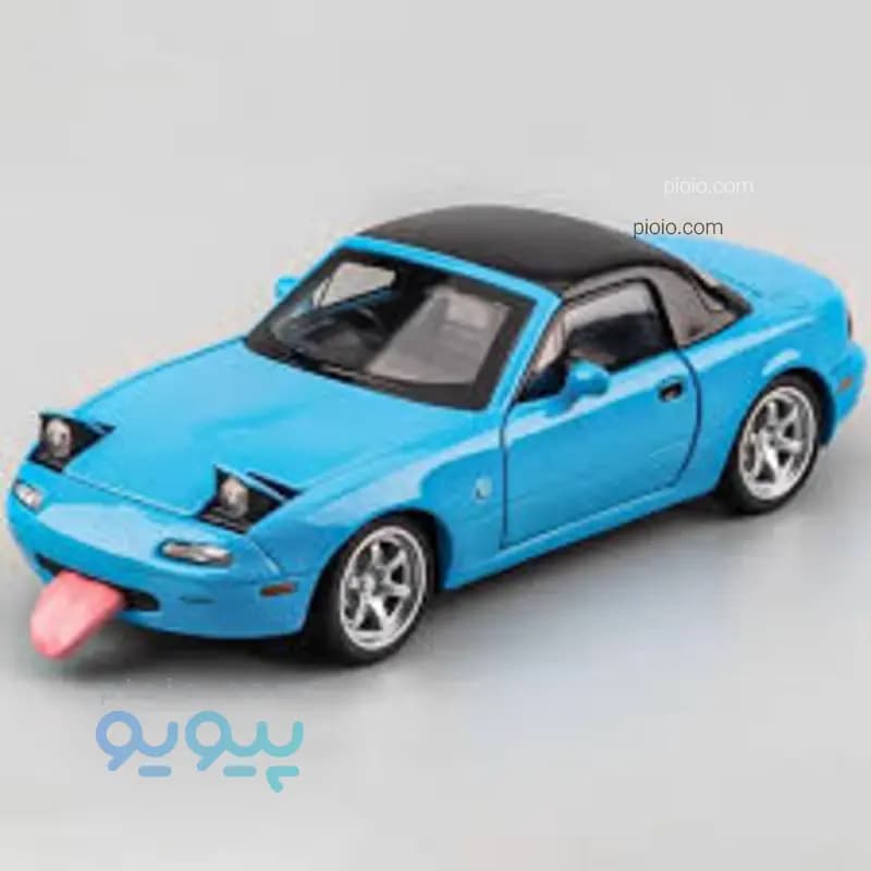 ماکت ماشین فلزی مزدا میاتا MX-5 طرح زبان دار مقیاس 1:24 (Mazda Miata) — تصویر ۴