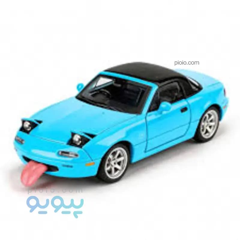 ماکت ماشین فلزی مزدا میاتا MX-5 طرح زبان دار مقیاس 1:24 (Mazda Miata) — تصویر ۳