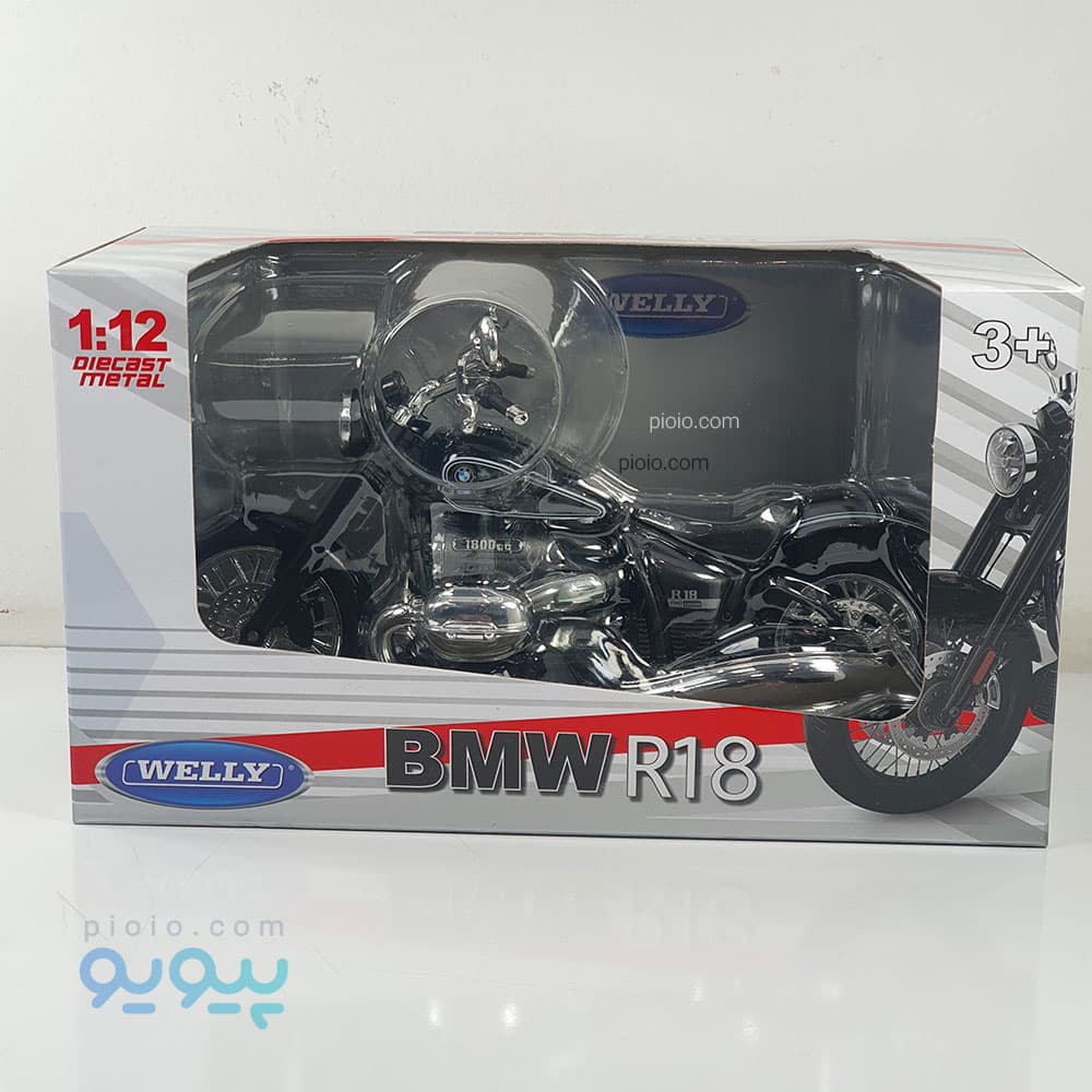 موتور فلزی بی ام و BMW R18 ویلی مقیاس 1:12