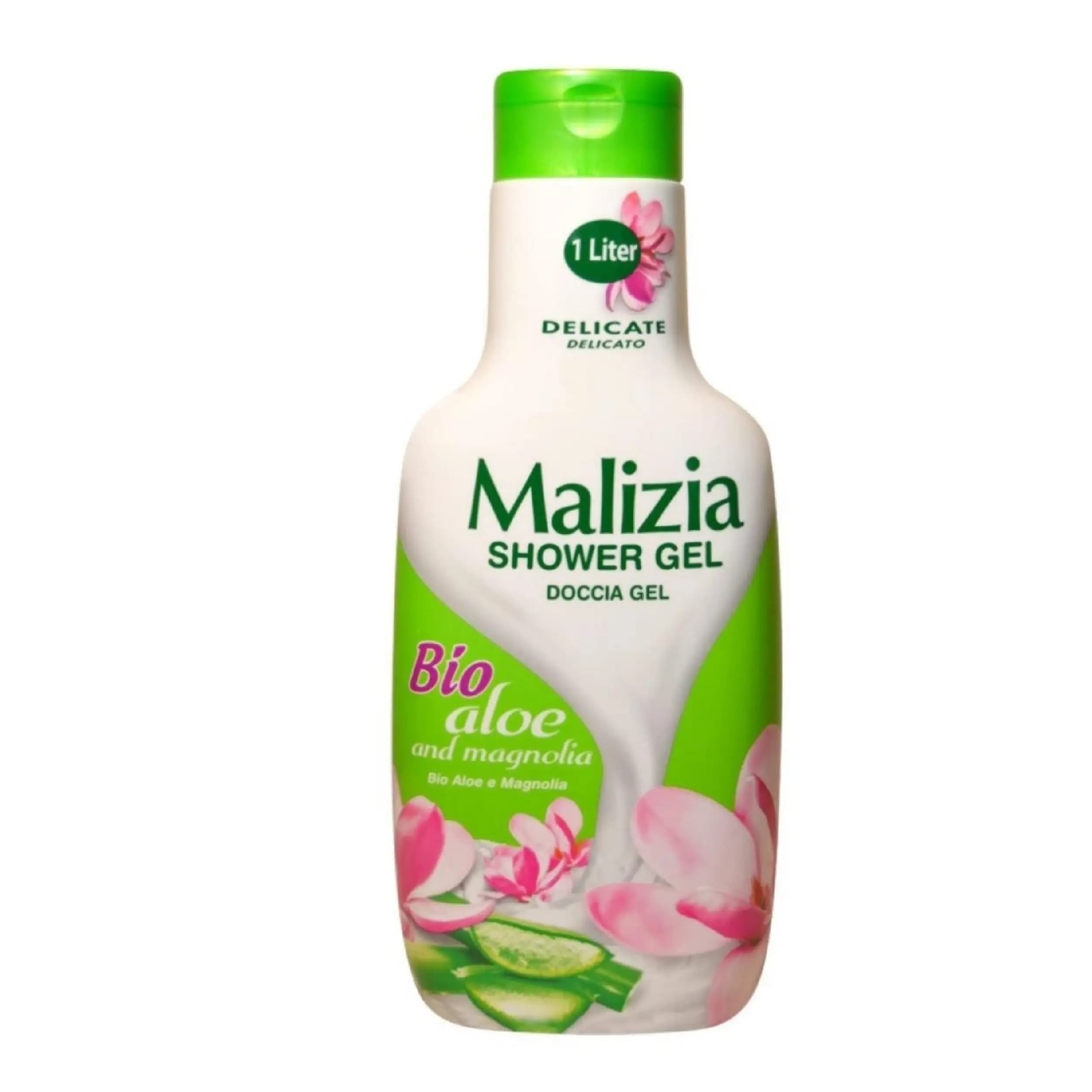 شامپو بدن مالیزیا(Malizia) با عصاره آلوئه‌ورا و گل مگنولیا حجم 1000 میلی لیتر — تصویر ۴
