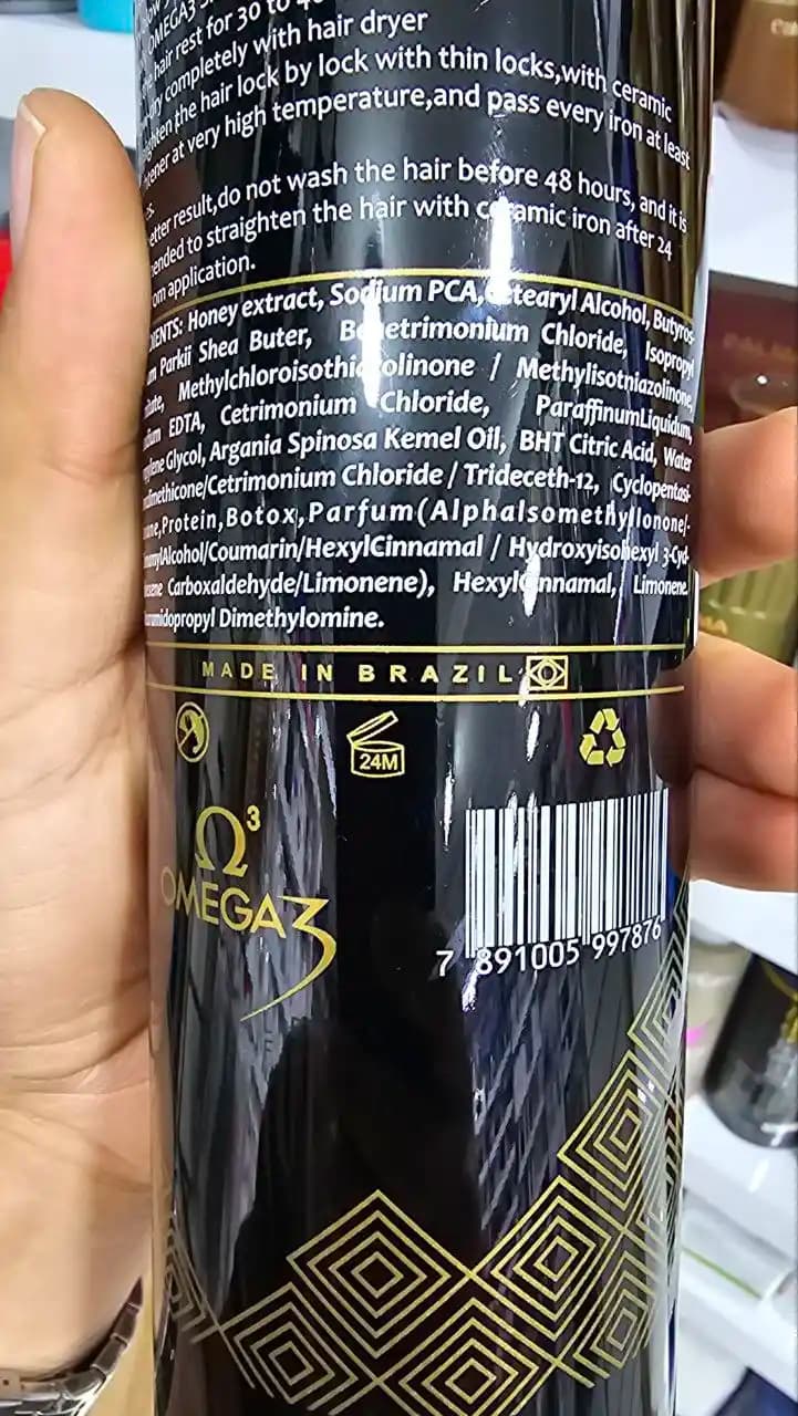 طلاتراپی مو پروتیین بوتاکس امگا 3 — تصویر ۶