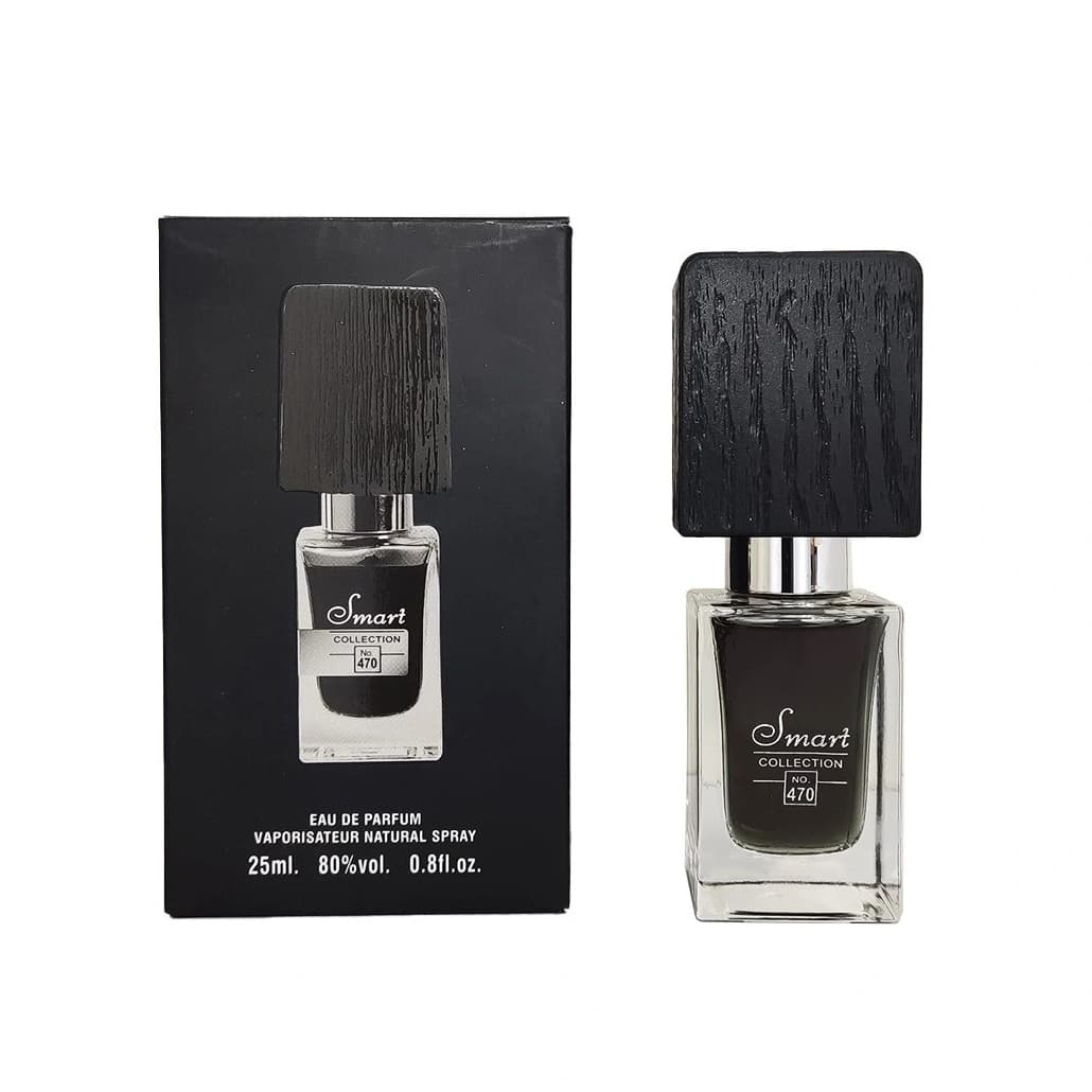 عطر اسمارت کالکشن شماره 470 مدل Nasomatto Black Afgano مردانه 25 میلی لیتر