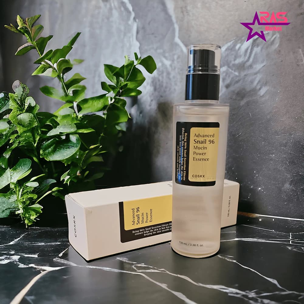اسنس حلزون کوزارکس مدل Advanced Snail 96 Mucin Power آبرسان و جوانساز پوست 100 میلی لیتر — تصویر ۳