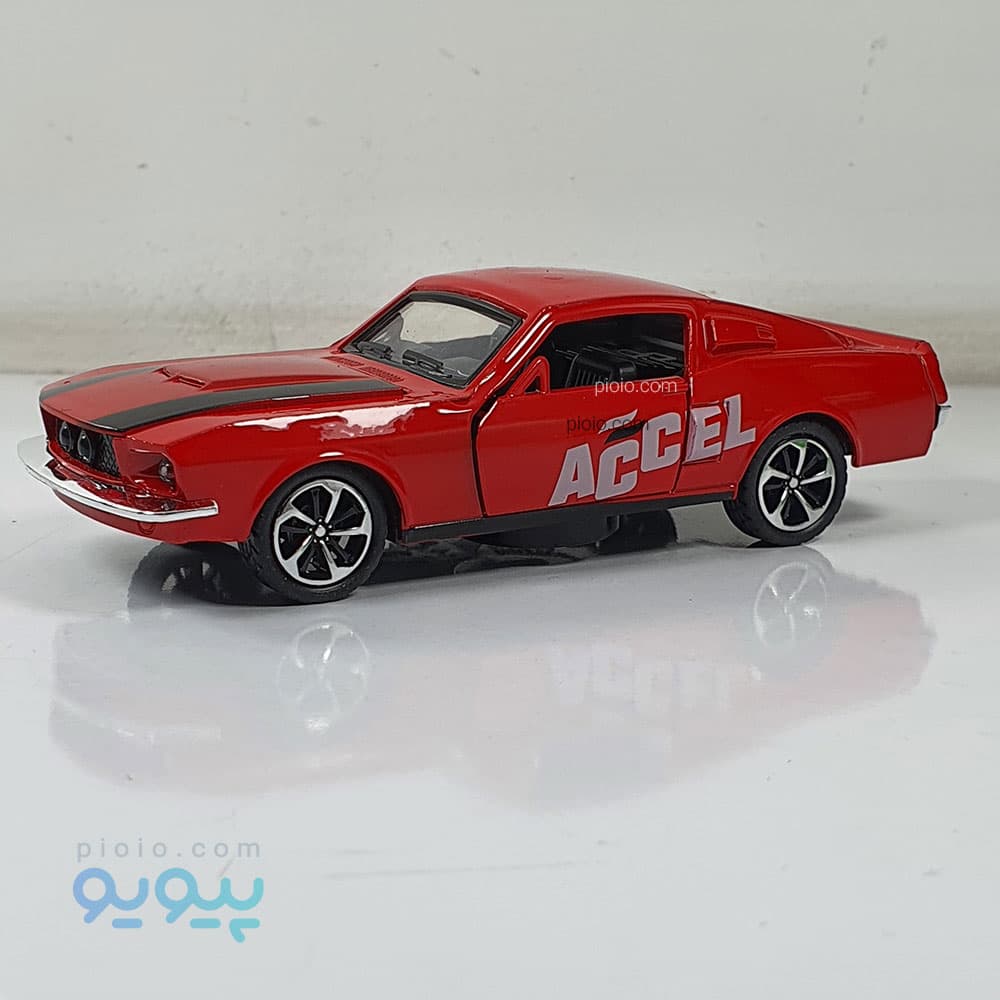 ماکت ماشین فلزی فورد موستانگ شلبی GT500 عقب کش مقیاس 1:36 — تصویر ۹