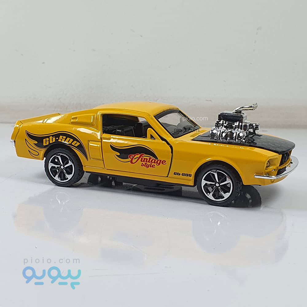 ماکت ماشین فلزی فورد موستانگ شلبی GT500 عقب کش مقیاس 1:36 — تصویر ۱۲