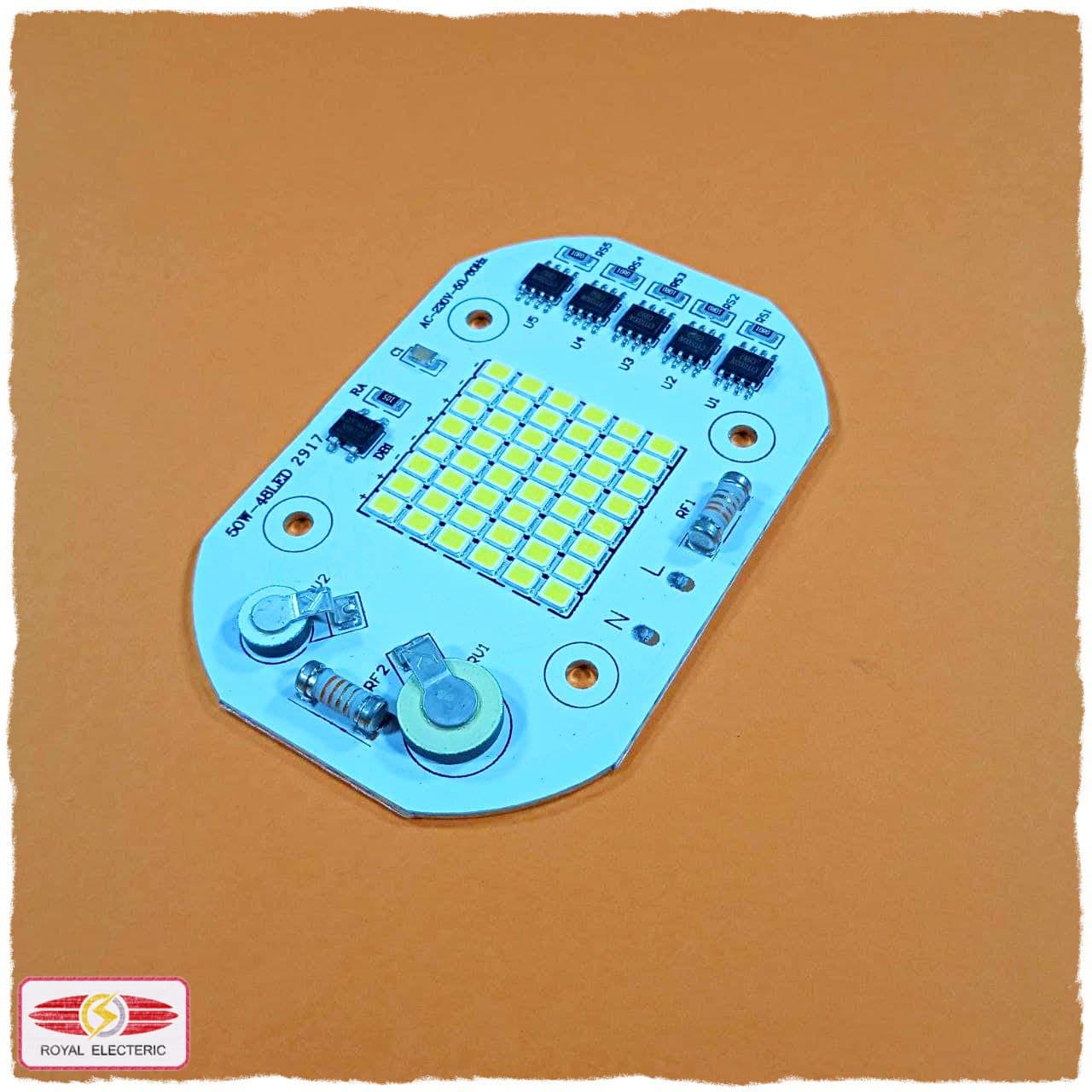 برد دی او بی پروژکتوری 50 وات 50W-48LED 2917