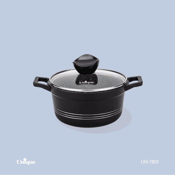 قابلمه 16 کف گرانیت UN-7801 یونیک — تصویر ۲
