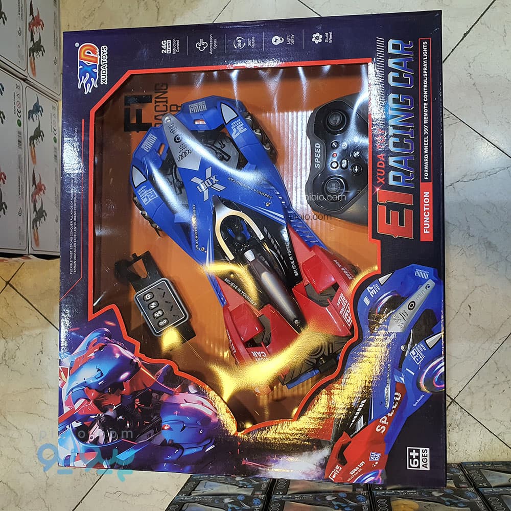 ماشین کنترلی فرمول یک اسباب بازی Xuda Toys مدل 3688-G176A دودزا — تصویر ۱۰