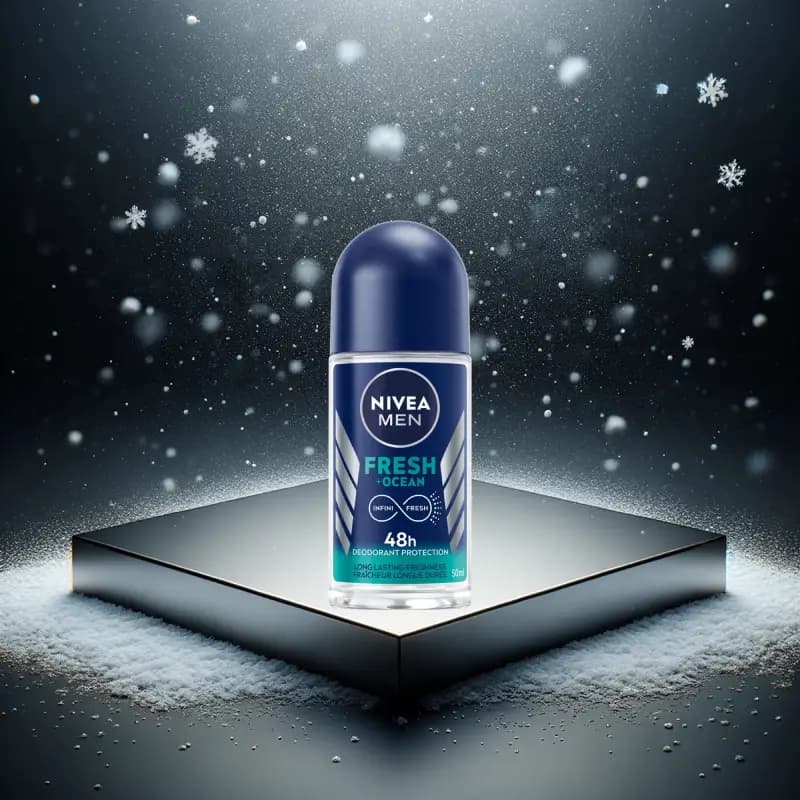 مام رول مردانه نیوآ Nivea مدل Fresh Ocean Roll-On حجم 50 میل — تصویر ۳