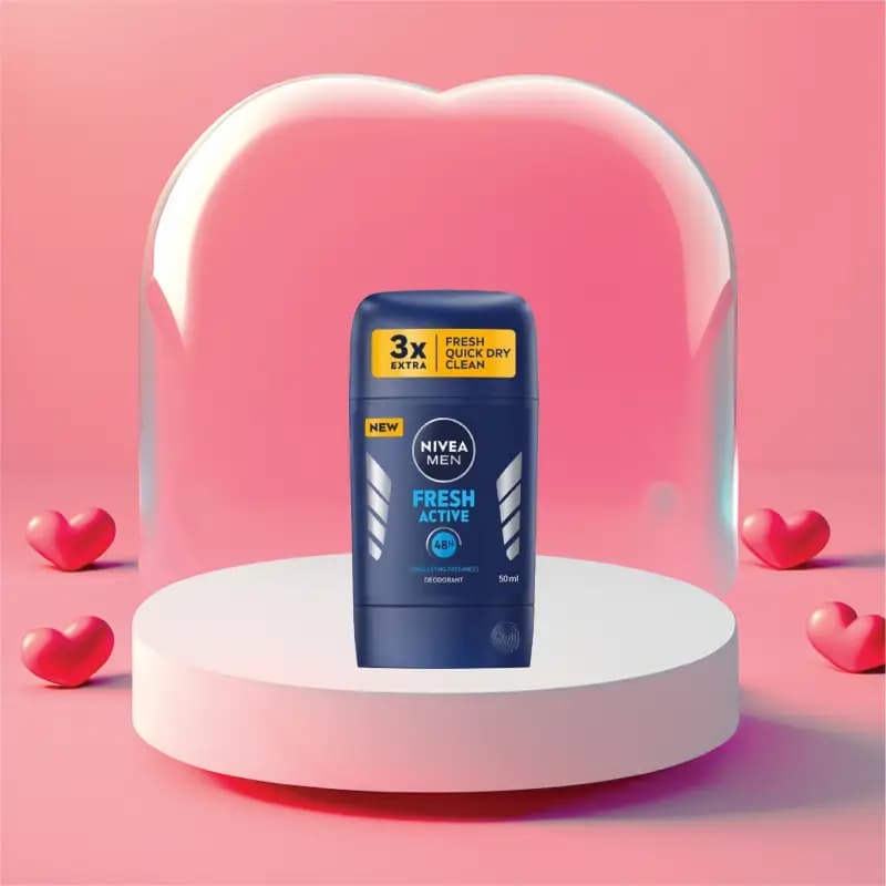مام صابونی ضد تعریق مردانه نیوآ مدل فرش اکتیو FRESH ACTIVE حجم 50 میل — تصویر ۲
